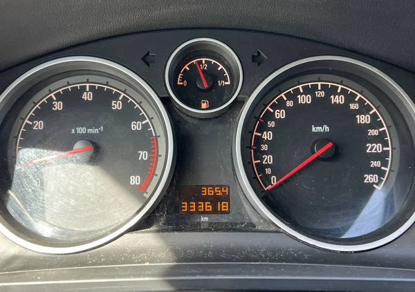 Opel Zafira cena 20999 przebieg: 333333, rok produkcji 2009 z Warszawa małe 154